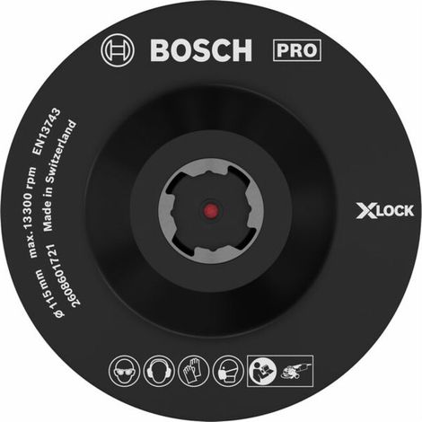 Plateau de ponçage Bosch X-LOCK 115 mm Bosch Accessories 2608601721
