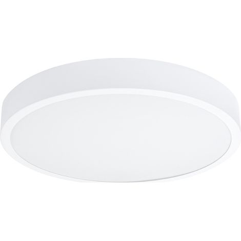 Plafonnier LED, 3000K, finition blanche, pour salon, chambre, couloir, cuisine ou bureau.-AquaForge (1/5)