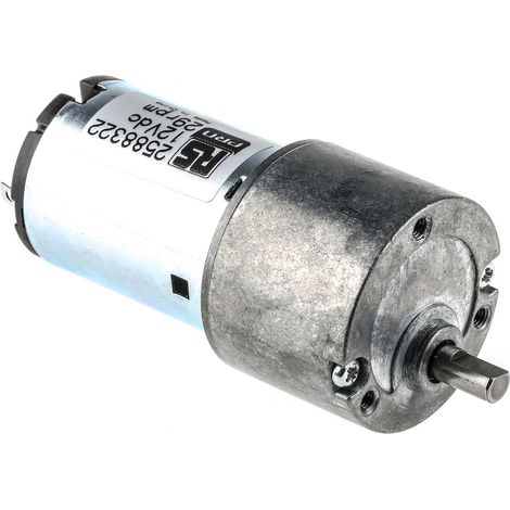 Motoréducteur CC RS PRO, 12 V c.c., 29 tr/min, dia. de l'arbre 5mm ( Prix pour 1 ) (1/2)