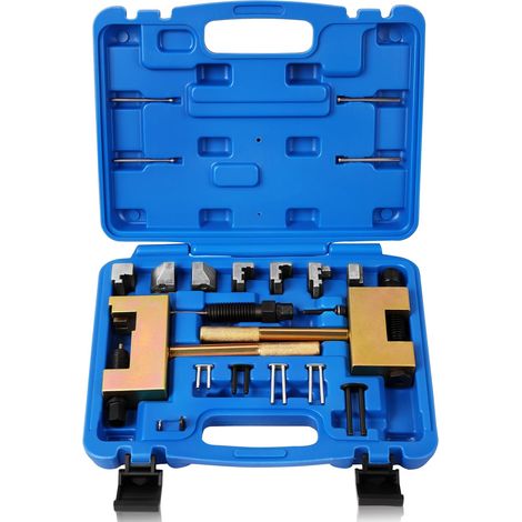 Engine timing chain riveting tool