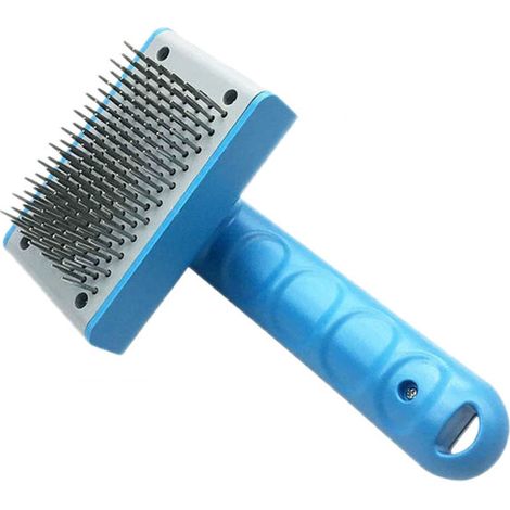 Peigne bleu pour chien, peigne pour animaux de compagnie, peigne de nettoyage des poils de chien, peigne à aiguilles pour chat et chien, peigne pour animaux de compagnie (1/5)