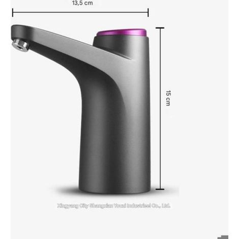 1 Distributeur d'eau électrique,Rechargeable USB,Débit 3L/min,Bouteille 4,5-18,9L,Maison Bureau Extérieur (1/4)