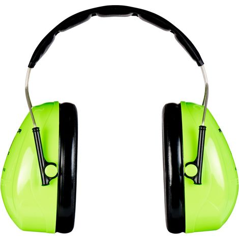 3M Tappi per orecchie, verde neon, taglia unica