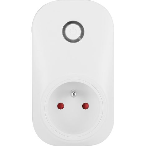 Ortviai Prise intelligente Wi-Fi avec commande vocale Alexa, Google Assistant et application mobile – suivi de consommation (1/5)