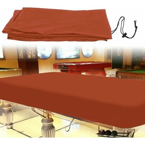 Housse Table De Billard - Tissu Oxford Impermeable - Pour Table 240 Cm - Avec Cordon De Serrage - 1 Piece