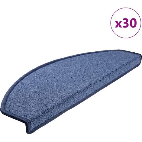 Stufenmatten 30 Stk. 65x24x4 cm Blau Halbrund Groß