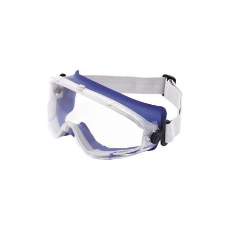 Lunettes de protection panoramique DAYLIGHT TOP EN 166 monture bleue, oculaire clair PC TECWERK (1/2)