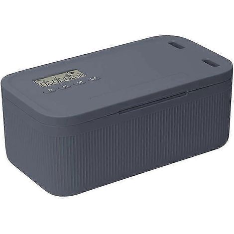 Boîte à cadenas électronique à heure fixe boîte à cadenas d'autodiscipline boîte à cadenas pour téléphone jeux vidéo réseaux sociaux snacks tjc (1/4)