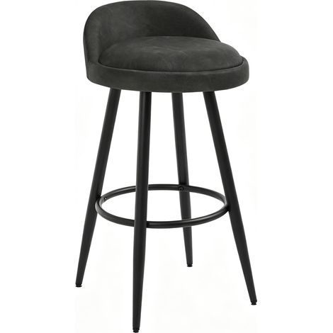 Tabouret polyvalent, siège de bar ergonomique, chaise bistrot pratique, tabouret de comptoir design, repose-pieds pour cuisine ou salon (lot d'1 pièce) (1/5)