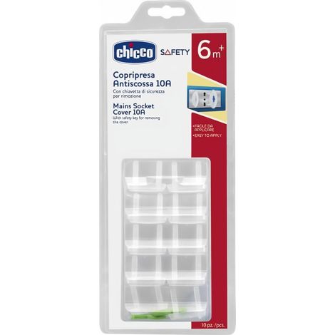 CHICCO Záslepky na zásuvky, 10 ks