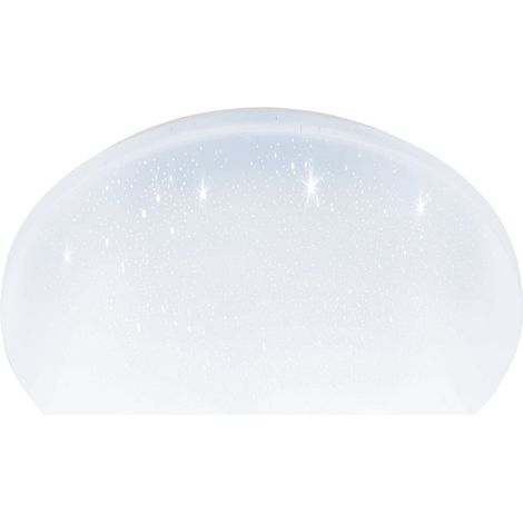 Eglo LED Deckenleuchte Pogliola-E weiß Ø 31 cm mit Kristalleffekt Deckenlampen & Kronleuchter