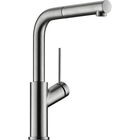 Naber LINEA Küchenarmatur Mio 4 mit ausziehbarem Auslauf chrom Hochdruck (1/3)