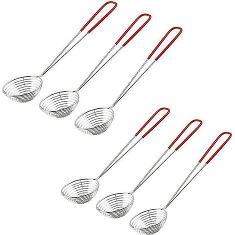 Passoire à fondue en acier inoxydable avec poignées, maille fine (1/5)