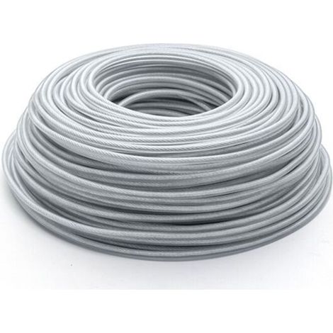 3mm x 45m Steel Trimmer Line, Trimmer Line, Heavy-Duty Steel Wire Spool for Garden Brush Cutter, Replacement Line for Lawn Mower (1/5)