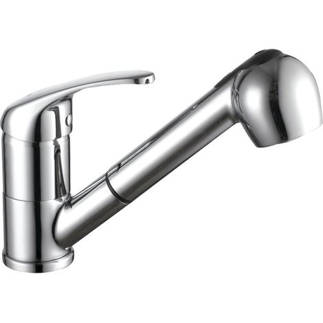 Mitigeur d'évier avec douchette extractible - GARIS - R01-17005CR (1/3)