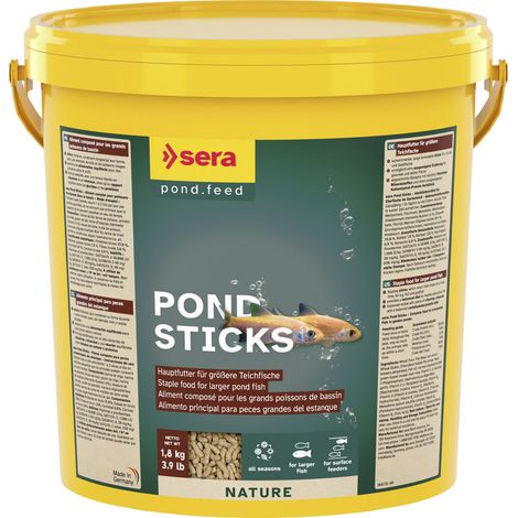 Sera Pond Teichsticks Granulat Nature 10L Fischfutter Teichfutter Koifutter
