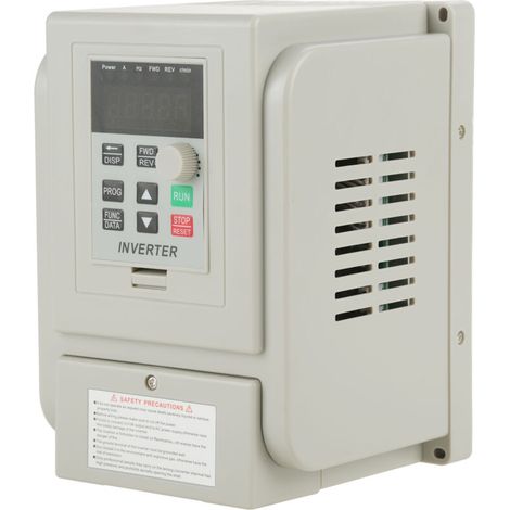 Variateur de Fréquence VFD AC 220V 1.5KW Contrôleur de Vitesse VFD Phrase Unique de l'Onduleur (1/5)