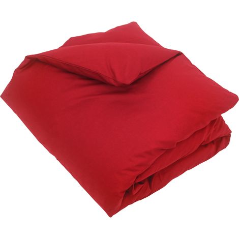 Housse de couette uni coton ALTO 260x240 cm (1/5)