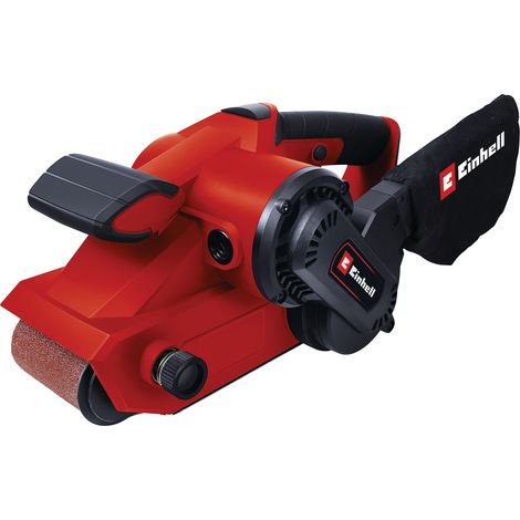 Einhell Ponceuse à bande TC-BS 8038 (800W, 230V, Système d'aspiration et sac à poussière)