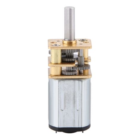 BUNTHAUS Nouveau moteur CC N20 DC3V 6V 12V 50-2000 tr/min avec réducteur et boîte de vitesses en métal (1/5)