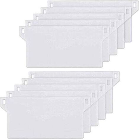 10er-Pack California Vertical Blind Hantelscheiben, 127 mm Vertical Blind Hantelscheibe, weißes Ersatzteil FLITI (1/4)