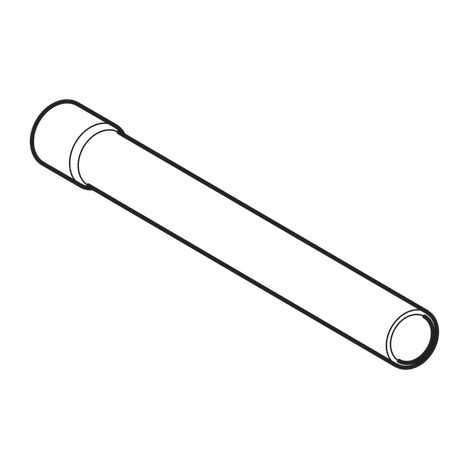 Geberit prolongement tuyau de lavage 118 131 111 blanc, 30 cm (1/3)