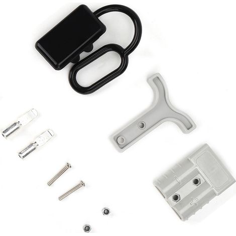 Connecteur de prise d'alimentation, câble, borne, boîtier de batterie, capuchon anti-poussière, poignée, 50 A CC 600 V (1/5)