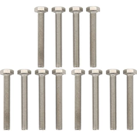 12PCS Vis à Six Pans Creux Marine Inoxydable Haute Dureté Boulon Pompe Hélice pour Réparation Bateau (1/5)