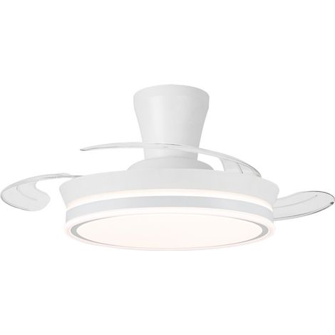 Supereco Long Mini 39W 3822Lm CCT LED-Ventilator mit einziehbaren Flügeln
