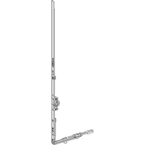 ROTO D-/DK-Getriebe KSR konstant DM 15 mm 1P L=600/170 mm Eckumlenkung silber (1/2)