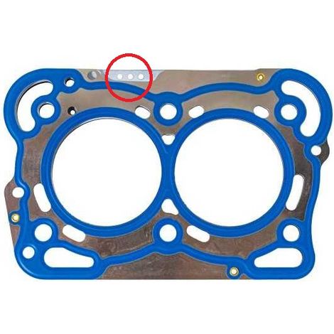 JOINT DE CULASSE ADAPTABLE - 3 ENCOCHES - MOTEUR LOMBARDINI DCI 492 DCI 442 HDI 480 (1/3)