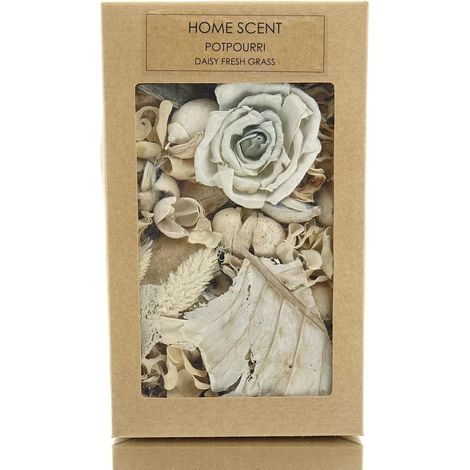 Kaemingk – Potpourri parfumé HOME SCENT Daisy Fresh Grass avec fleur de rose – 150 g (1/3)