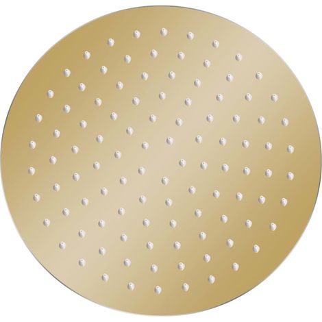 Maison Exclusive - Testa Doccia a Pioggia in Acciaio Inox 25 cm Rotonda Oro