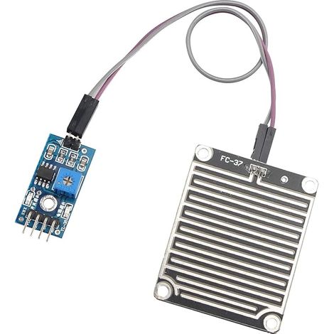 Rainfall Droplets Humidity Sensor Weather Station Compatible with (1/4)