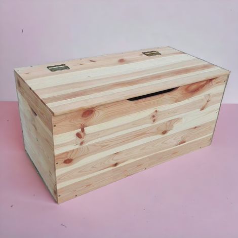 Cassapanca -Koffer in Kiefernholz 100 cm Möbel und Unterkunft (1/5)