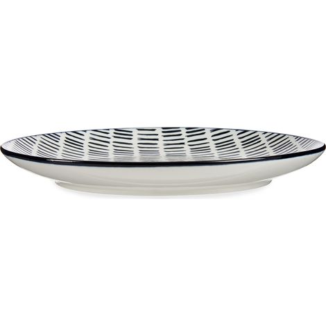 Flache Platte 24 cm Linien (1/5)