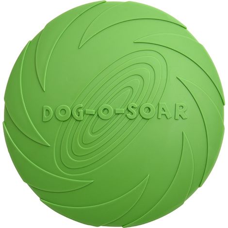 plat chien frisbee(vert clair)