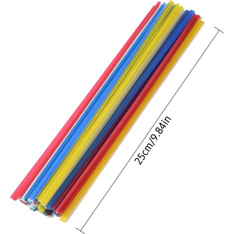 50 baguettes de soudure en plastique PP, tiges plates en polypropylène basse densité pour pare-chocs de voiture, tuyaux en plastique, déflecteurs de voiture (1/3)