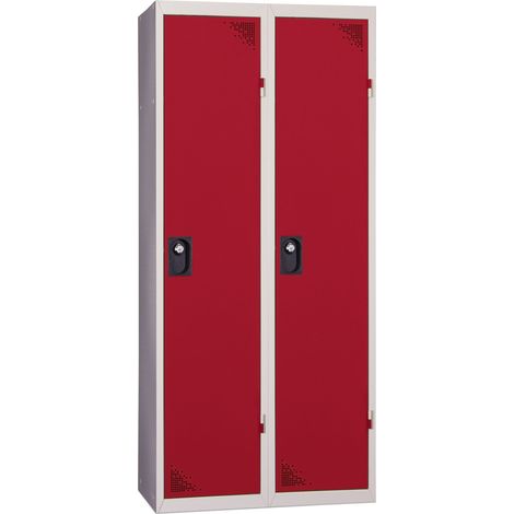 PROVOST - Vestiaire industriel monobloc 2 colonnes en acier pour industrie salissante
