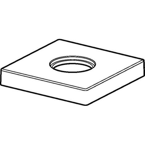 HANSA Rosette HANSADESIGNO 59913435 75x75 mm Chrom, 59913435 (1/2)