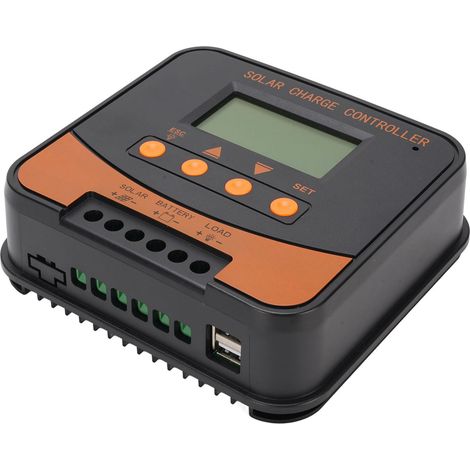 Régulateur solaire charge MPPT 10A 12V 24V auto pour panneau photovoltaïque batteries GEL SLA LFP LI USE (1/5)