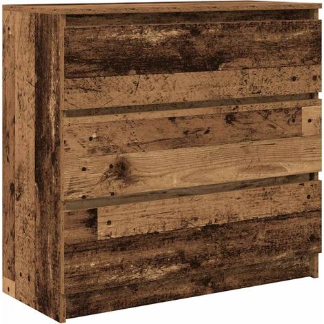 vidaXL Credenza Legno Antico 80x35x76 cm in Legno Multistrato (1/5)