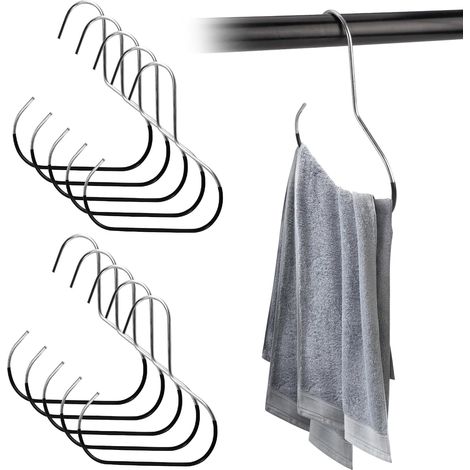 10 Pcs Porte Support Range Casquette Écharpe, Antidérapant Cintre Foulard (1/5)