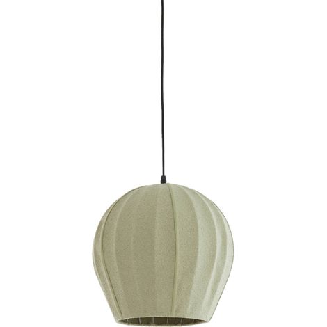 Light & Living - lampada a sospensione - Zagori - verde - tessile