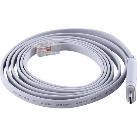 Câble configuration console USB vers Type-C Type-C vers RJ45 série routeur débogage (1/5)