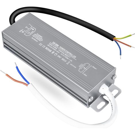Transformateur LED 24V 60W Étanche IP67 Transfo 170-250V AC à 24V DC (1/5)