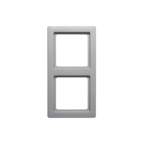 Berker Rahmen 2fach Q1 Alu Lack 10126084 (1/2)