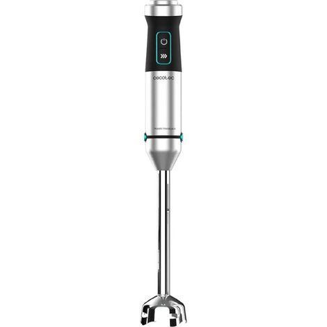 Cecotec – Mixeur plongeant 1500 W – Lames revêtues de titane – Bras long pour récipients hauts – Fonction turbo pour texture onctueuse