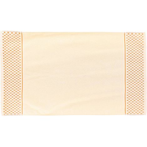 Teppich aus 100 % baumwolle, 50 × 85 cm, im vichy-stil – elfenbein - Tendance (1/4)