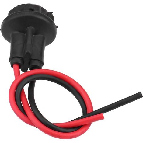 T10 W5W 168 194 Lampenfassung, 2 Stück, vorverdrahtet, mit Gummiverlängerungsstecker und 14 cm Kabel (1/5)